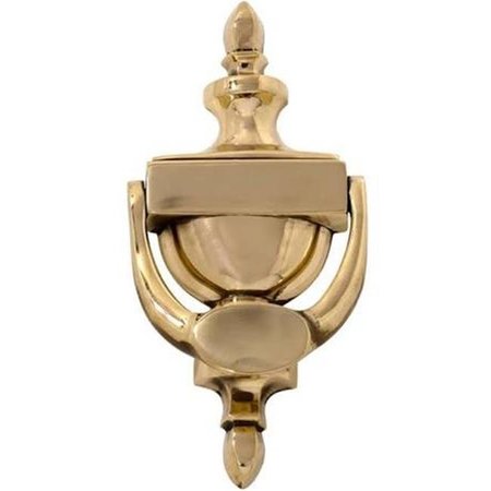 BRASS ACCENTS Brass Accents A03-K4003-605 7.56 in. Polished Brass Camden Knocker A03-K4003-605